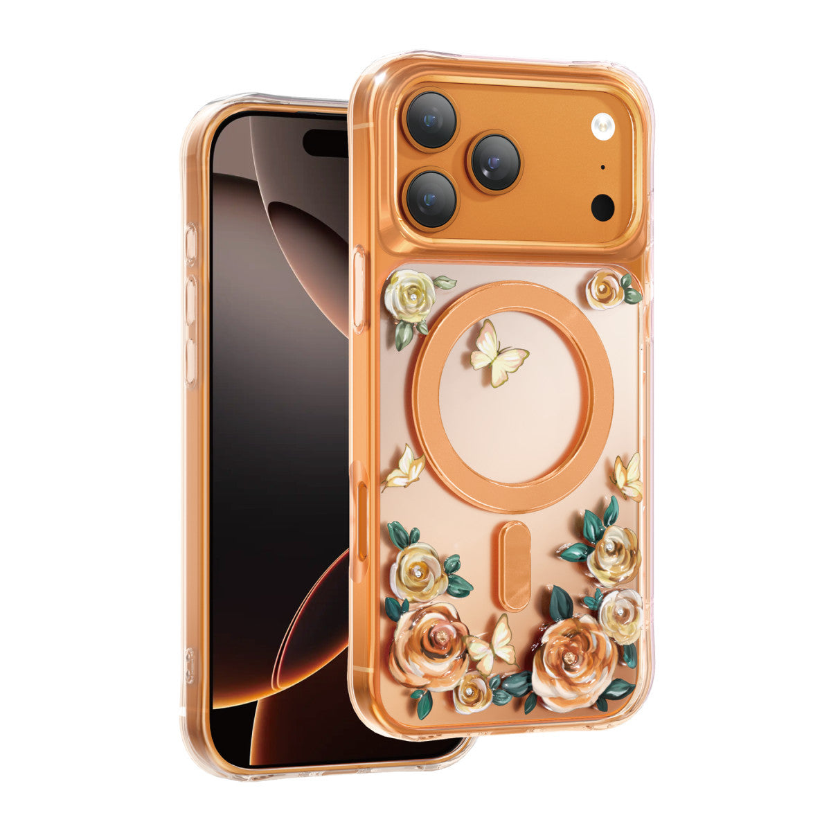 Keephone Apple iPhone 17 Pro Roseland Magsafe Kapak